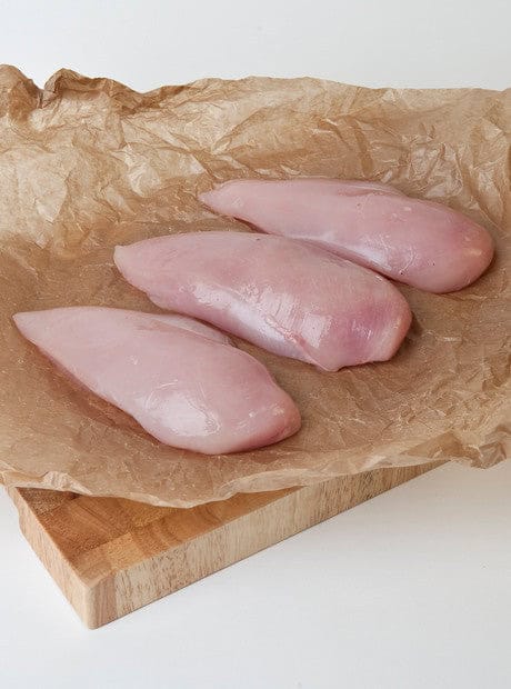 Skinless chicken breasts