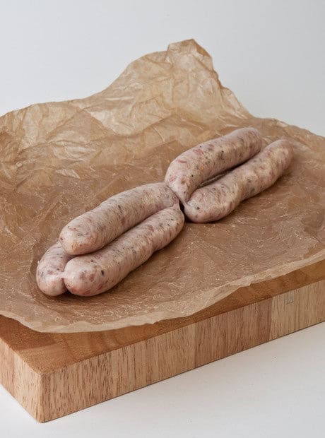 Thin lincolnshire sausages
